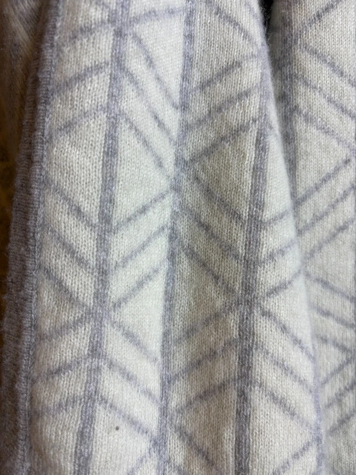 Cárdigan Suéter NEIMAN MARCUS 100% Cachemira Asimétrico Grueso Suave Abierto M/L Foto 3 de 4