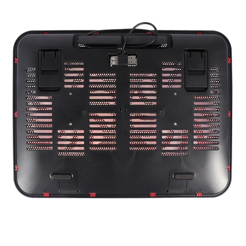 14 Inch Notebook Cooler Laptop Cooling Pad Stand Metal Panel Fan - 第 10/12 張圖片