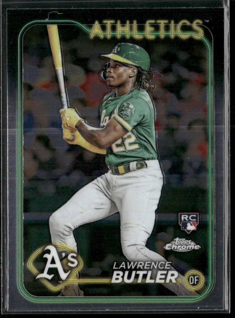 Lawrence Butler 2024 Topps Chrome #5 RC Oakland Athletics