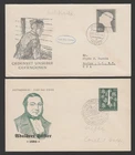 Germany 1953/55 lot of 3 better FDC