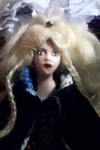 Stevie Nicks: Handmade, OOAK Doll & Drawing