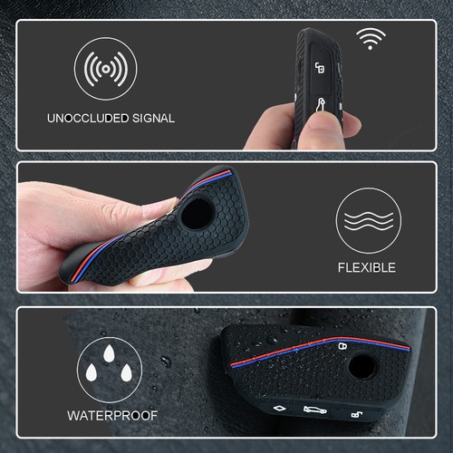 Car Remote Key Fob Case Cover Keychain Shell Holder For Bmw Ix X7 I7 Xm X1 X5 A - Bild 8 von 8