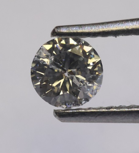 GIA loose certified .25ct D I2 Loose Brilliant round cut diamond ESTATE VINTAGE