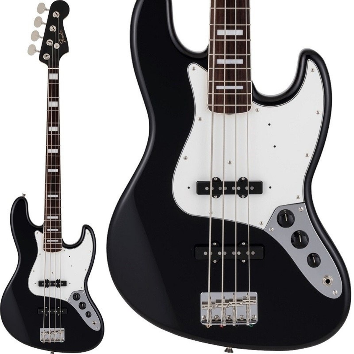 Fender Made in Japan Traditional Late 60s Jazz Bass Black 2025