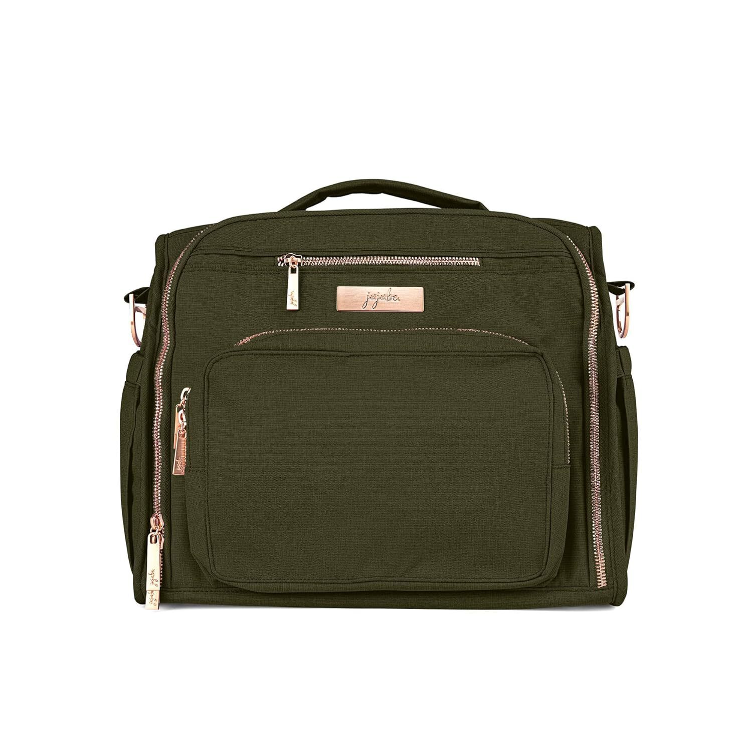 JuJuBe Diaper Bag, Travel Backpack and Large Tote - Olive (JB31050)-image