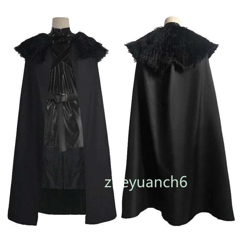Game of Thrones Black Complete Outfit Costumes for Men