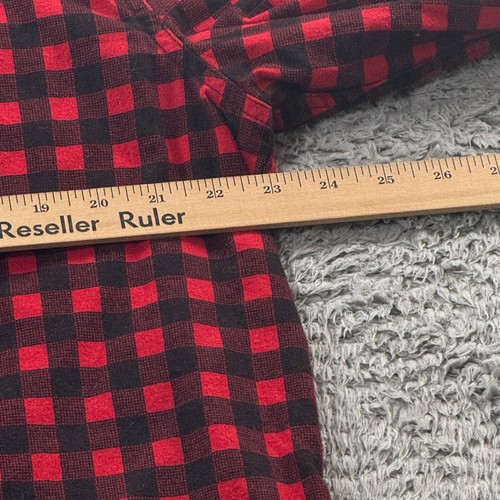 Denim Supply Ralph Lauren Shirt Mens Large Red Plaid Flannel Button Up Pocket - Picture 7 of 9