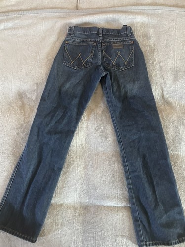 Wrangler Retro Boys Relaxed Boot Adjustable Jeans 12 Slim 23x27 - Picture 3 of 6