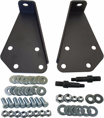 Front Shock Relocation Kit Bolt On Brackets P19 Kit Fits 1978-87 GM G-Body Cars