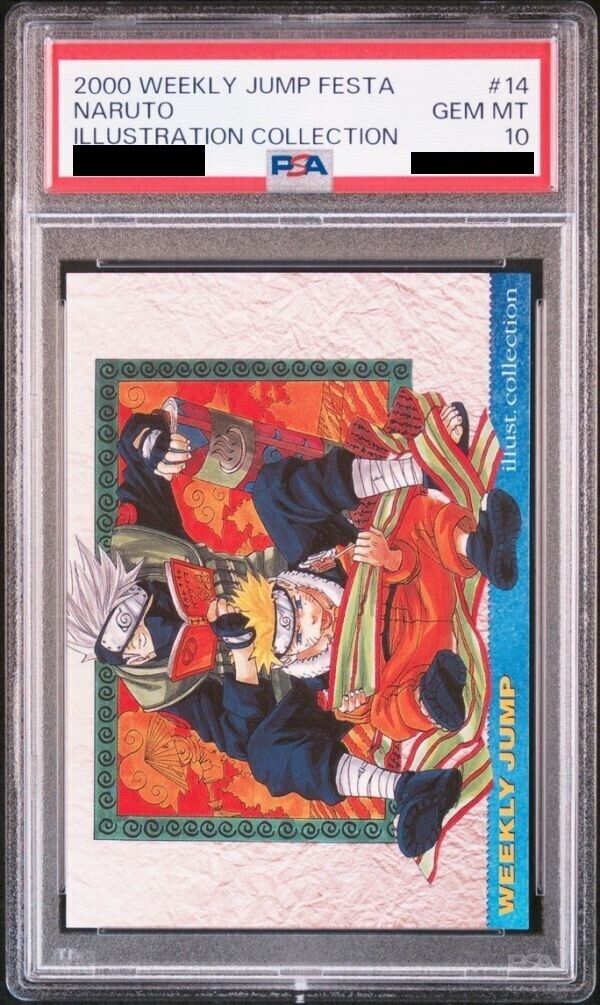 PSA10 No.14 Naruto Jump Festa 2001 Illustration Collection PSA10 No.14 Naruto Jump Festa 2001 Illustration Collection