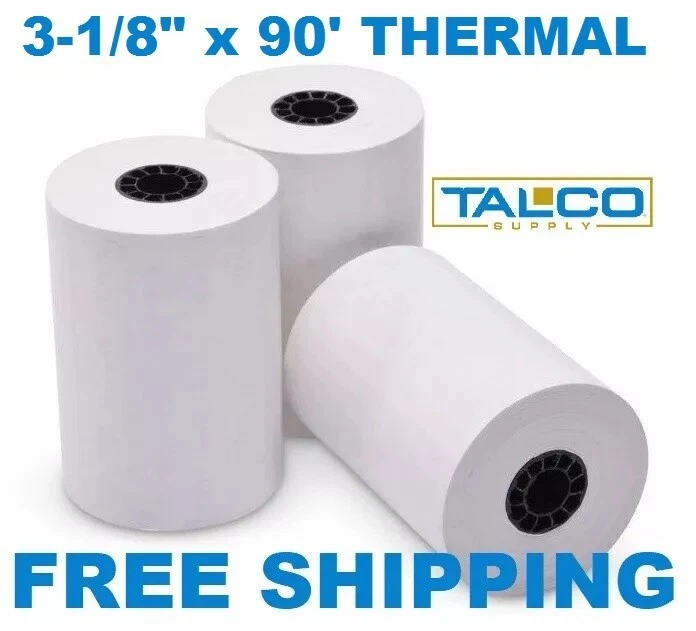 TALCO SUPPLY (72) STAR SM-T300i ( 3-1/8" x 90' ) THERMAL PAPER ROLLS ~FAST FREE SHIPPING~