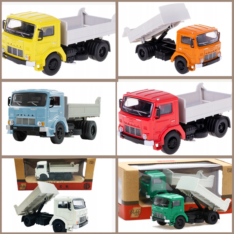 WELLY Jelcz 317 Legendary Polish Truck/Lorry PRL Model Toy Diecast Daffi 1:43 Scale