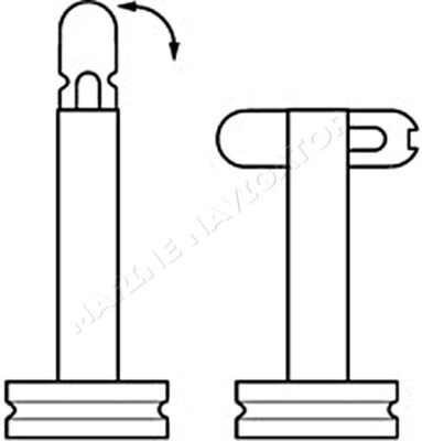 Hinged Nose Bolts 6mm X 110mm Usable length | eBay