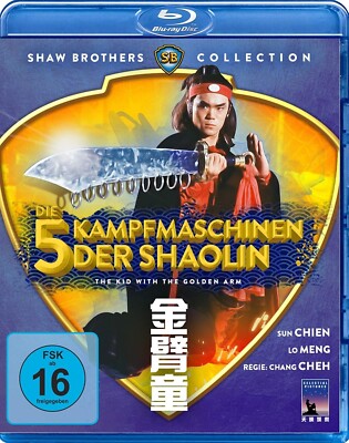 Die 5 Kampfmaschinen der Shaolin (Shaw Brothers Col.)(1976)[Blu-ray/Neu/OVP]