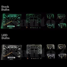 Dash Cluster Gauge WHITE LED LIGHT BULB KIT Fit 80-86 Ford F100 F150 F250 Bronco