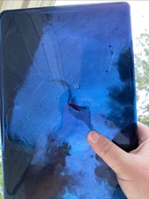 Blenko Dalle de Verre - 5273 Charcoal / Light Violet