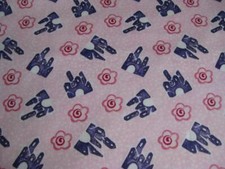3Y Pink Purple Sandcastles Decorator Fabric Robert Allen Fairy Princess Castle