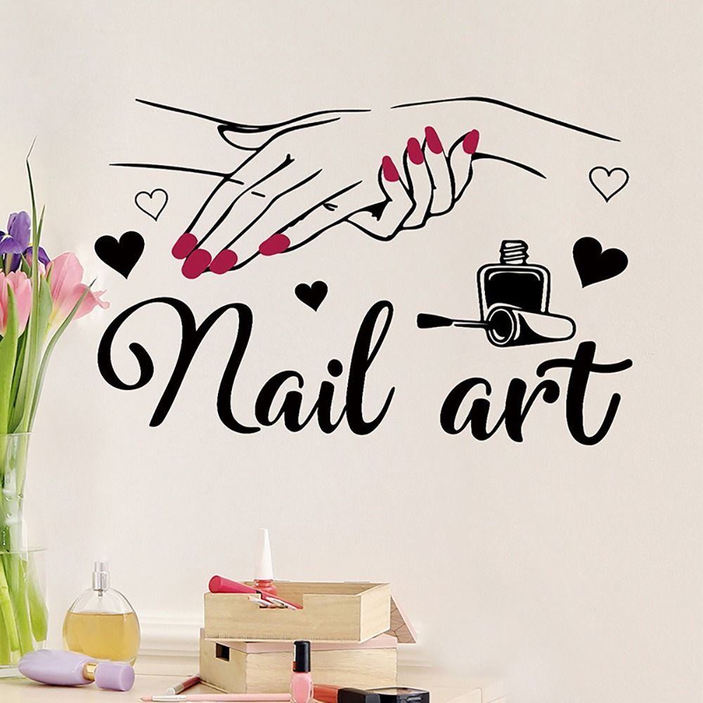 Selfadhesive Decal Reusable Wall Stickers Nail Art Home Decor Salon eBay