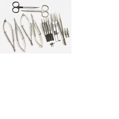 Hand Surgery Basic 17 PCS Micro Surgical Instruments Set | eBay