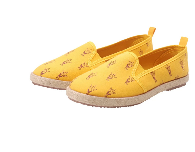 Женская обувь без шнуровки из парусины FOCO NCAA Womens Arizona State Sun Devils Espadrille