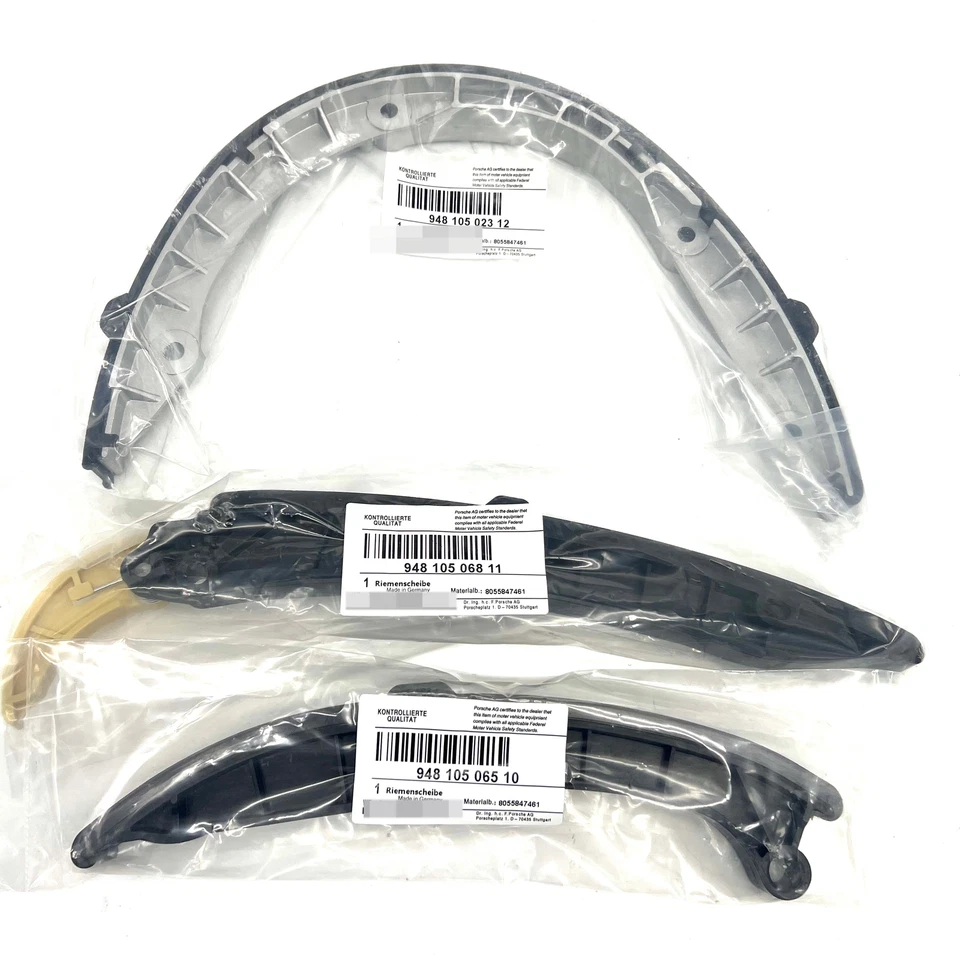 12X Engine Timing Chain Tensioner Guides Kit for Porsche Panamera 4Base 3.6L NEW - Imagem 3 de 4