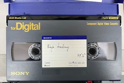 VPS  The Bondage Master - Sony Digital Betacam 94 Cassette Stereo 1/2 Zoll MAZ