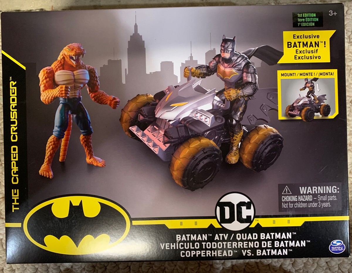 DC Spin Master 4” Batman ATV Quad & Copperhead Set 2-pack