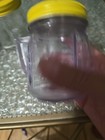(3) Vtg Osterizer Mini Blend Container Measuring Cups Plastic & Glass  — photo 2