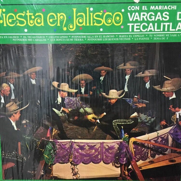 FIESTA EN JALISCO - MARIACHI VARGAS DE TECALITLAN - ARCANO STEREO LP  RARE LATIN