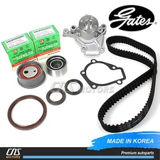 Gates Timing Belt Kit w/ Water Pump Fits 99-08 Hyundai Kia 2.0L DOHC G4GF