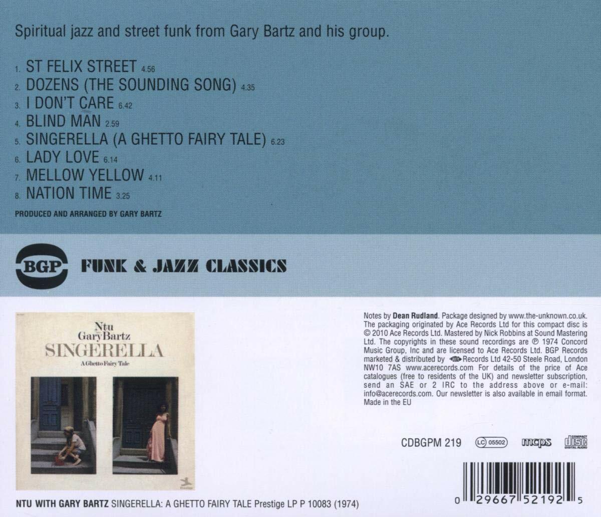 Singerella: A Ghetto Fairy Tale by The Gary Bartz NTU Troop (CD