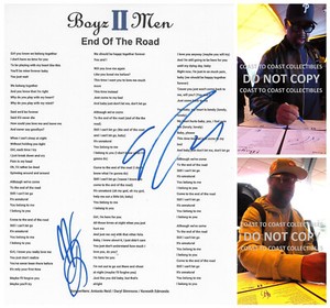 Boyz II Men Autograph for sale | eBay
