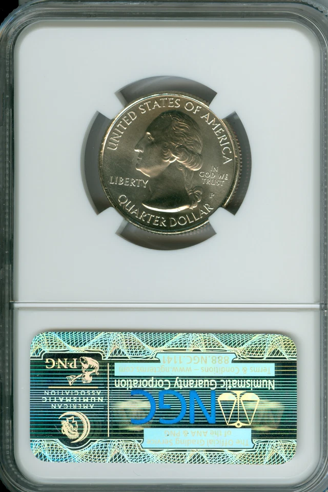 2011 P GLACIER PARKS QUARTER NGC MS67 PQ 2ND FINEST MAC SPOTLESS . - Image 2 of 4