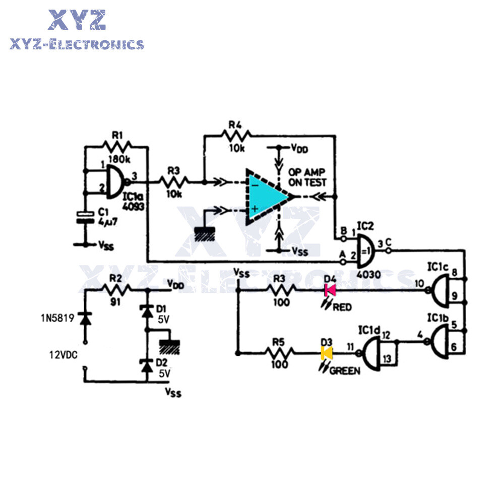 Tester Per Amplificatori Operazionali – Controlla OP AMP Singoli E Doppi (TL071, TL072, Etc.)