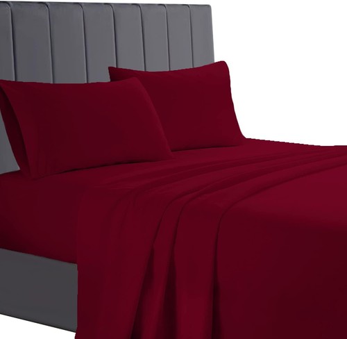 Luxury 100% Egyptian Cotton 200 Thread Count Flat Sheet Single Double King SK - Picture 11 of 20