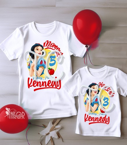 Snow White Birthday Shirt, Snow White Birthday Shirts, Disney Princess Shirts - Picture 2 of 10