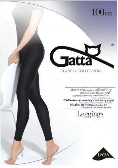 Gatta Leggings "Micro 100" blickdicht schwarz Gr. S - M - L - XL