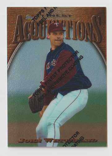 1997 Topps Finest Baseball #222 John Wetteland B - Texas Rangers | eBay
