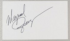 Maynard Ferguson Signed Autographed 3x5 Card BAS Beckett Cert Jazz Bandleader