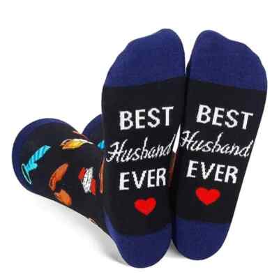 Best Husband Ever - Neuheit Crew-Socken Baumwolle UK 6-10