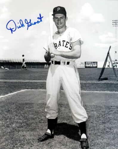 Dick Groat Autographed Photograph with COA - Afbeelding 1 van 1