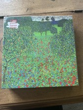 Adult Jigsaw Puzzle Gustav Klimt Poppy Field 1000 Pieces NEW Unopened Flame Tree