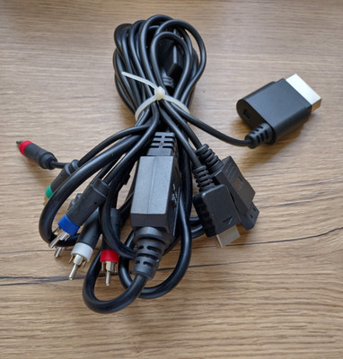 Playstation 1 2 3 Xbox WII Component Video-kabel AV Kabel Audio Video Cable
