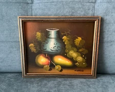 Original Oil Painting Still Life Realism 9"x12” Framed Signed