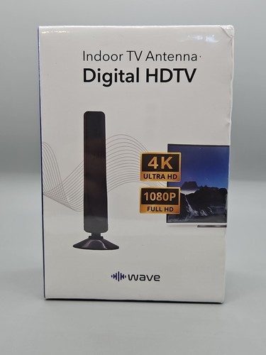 {D32} Wave Indoor TV Antenna 4K Ultra HD Signal Booster DIGITAL HDTV 1080P HD