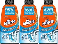 Mr Muscle Drain Foamer Odour Eliminator 500ml x 3 RM full tracked
