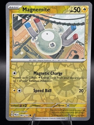 Pokémon TCG - Magnemite - 065/193 - SV02: Paldea Evolved - Reverse Holo