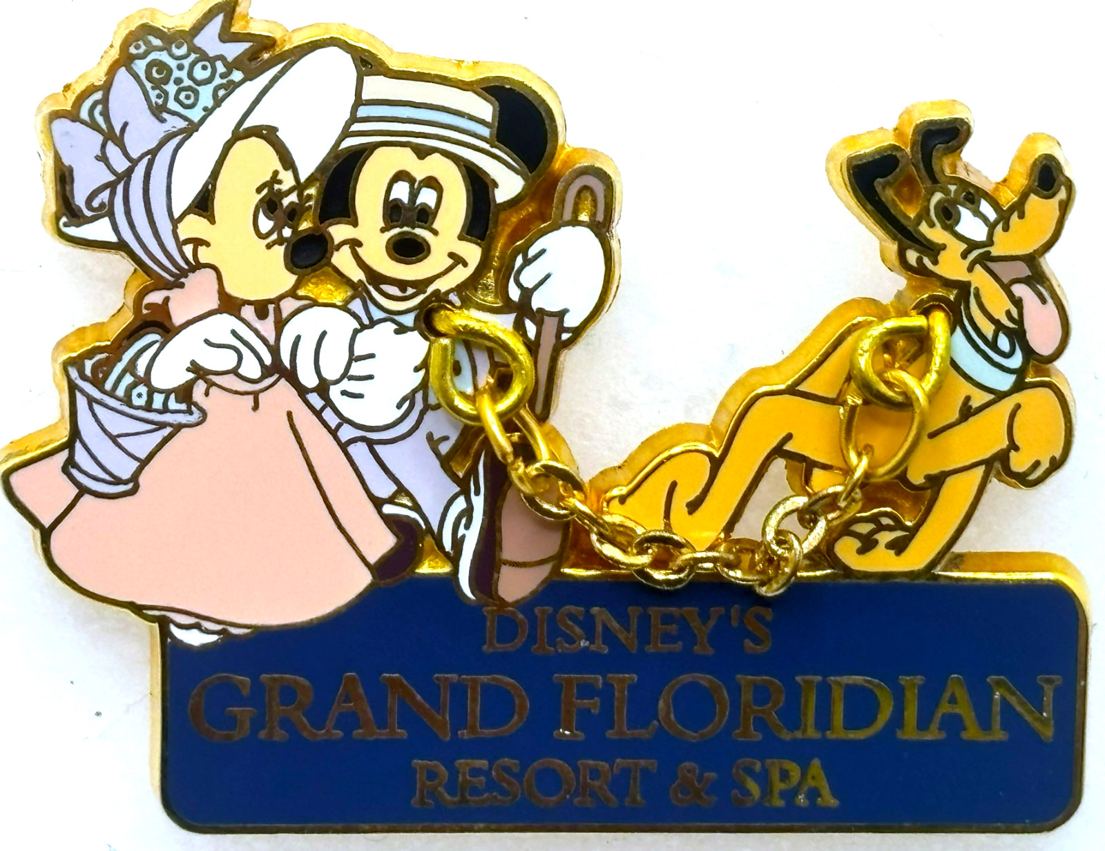 2002 DISNEY Trading Pin GRAND FLORIDIAN RESORT and SPA - MICKEY, MINNIE & PLUTO