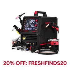 YESWELDER MCT-520 6-in-1 200A MIG/TIG/Stick & 50A Plasma 110V/220V