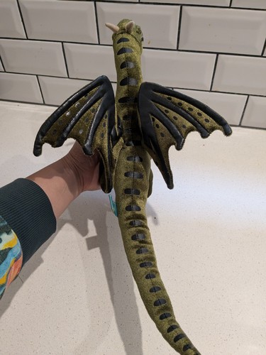 2007 NECA Harry Potter Welsh Green Dragon Plush 50cm FREE AU SHIPPING - Bild 9 von 12